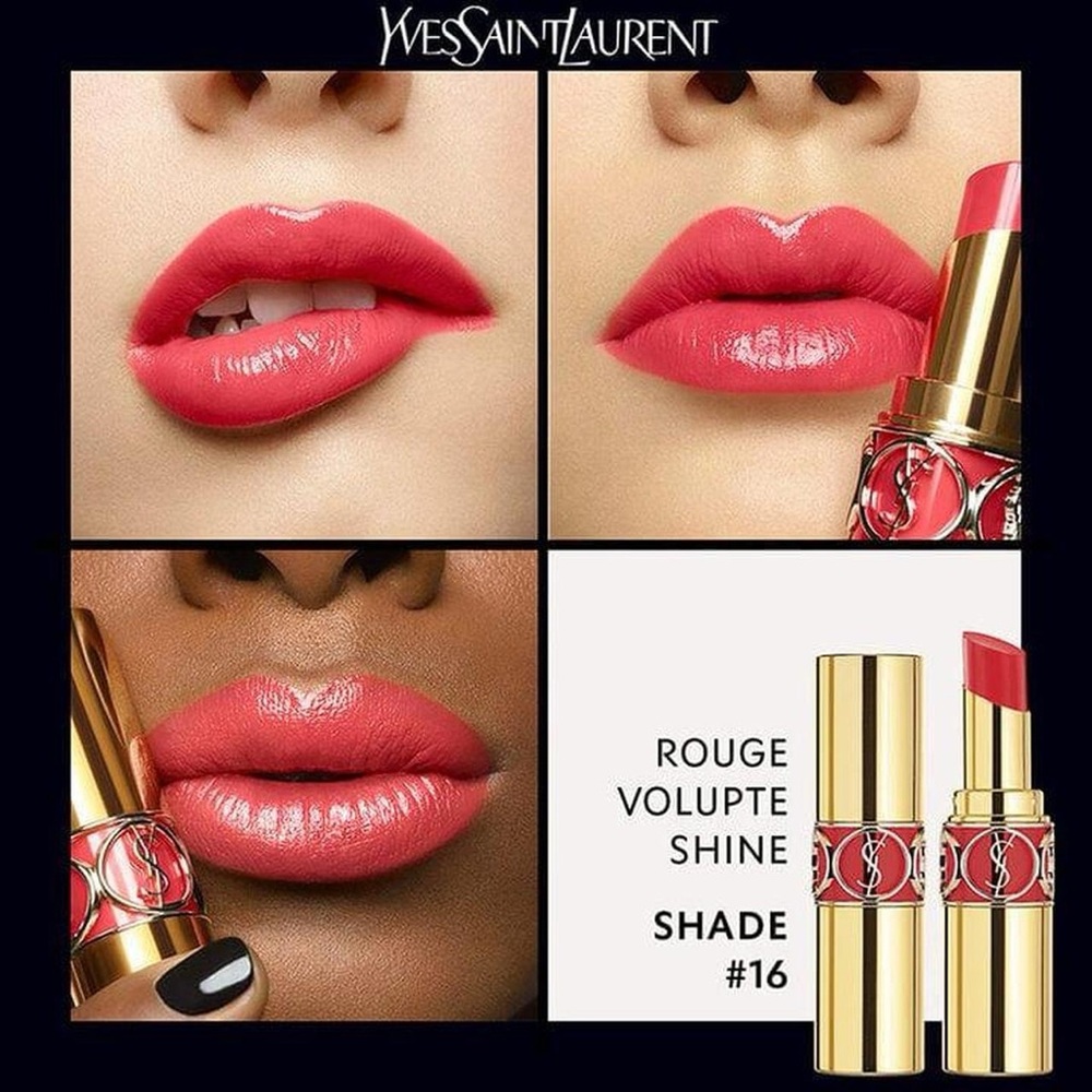 YSL shine lipstick orange majorelle - Picture 2 of 3